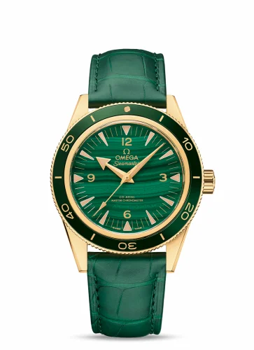 Omega Seamaster 300 Co-Axial Master Chronometer Yellow Gold / Malachite 234.63.41.21.99.001 (23460412199001, 23463412199001)